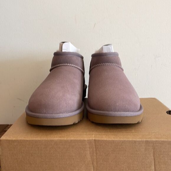 UGG Classic Ultra Mini Booties Sugarplum USA Women Size 11/UK 9/EU 42 - Picture 5 of 13